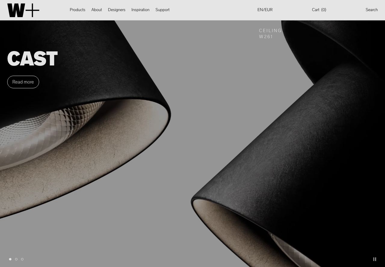 The Wästberg website homepage